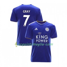 Divisa di Calcio Leicester City Demarai Gray 7 Prima 2018/2019